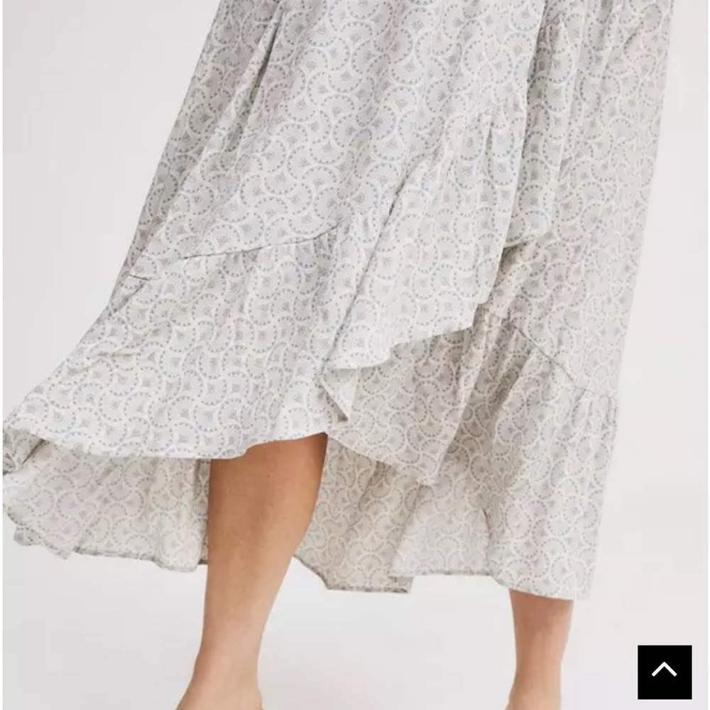Torrid Blue Ruffle Maxi NWT - Picture 3 of 5